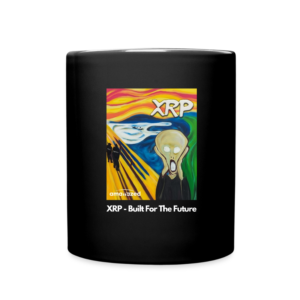 XRP - Built For The Future - XRP Scream #1 Black Mug - SEC & SWIFT Fades Away - black