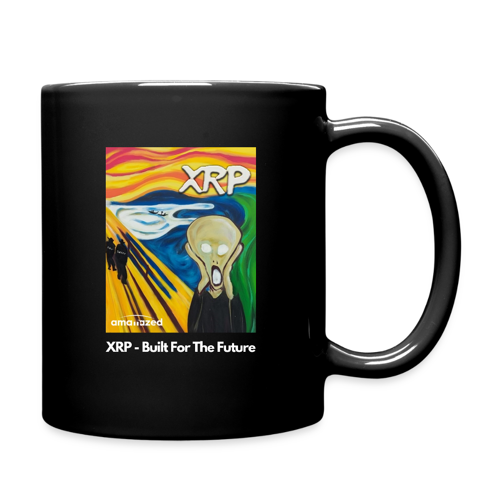 XRP - Built For The Future - XRP Scream #1 Black Mug - SEC & SWIFT Fades Away - black
