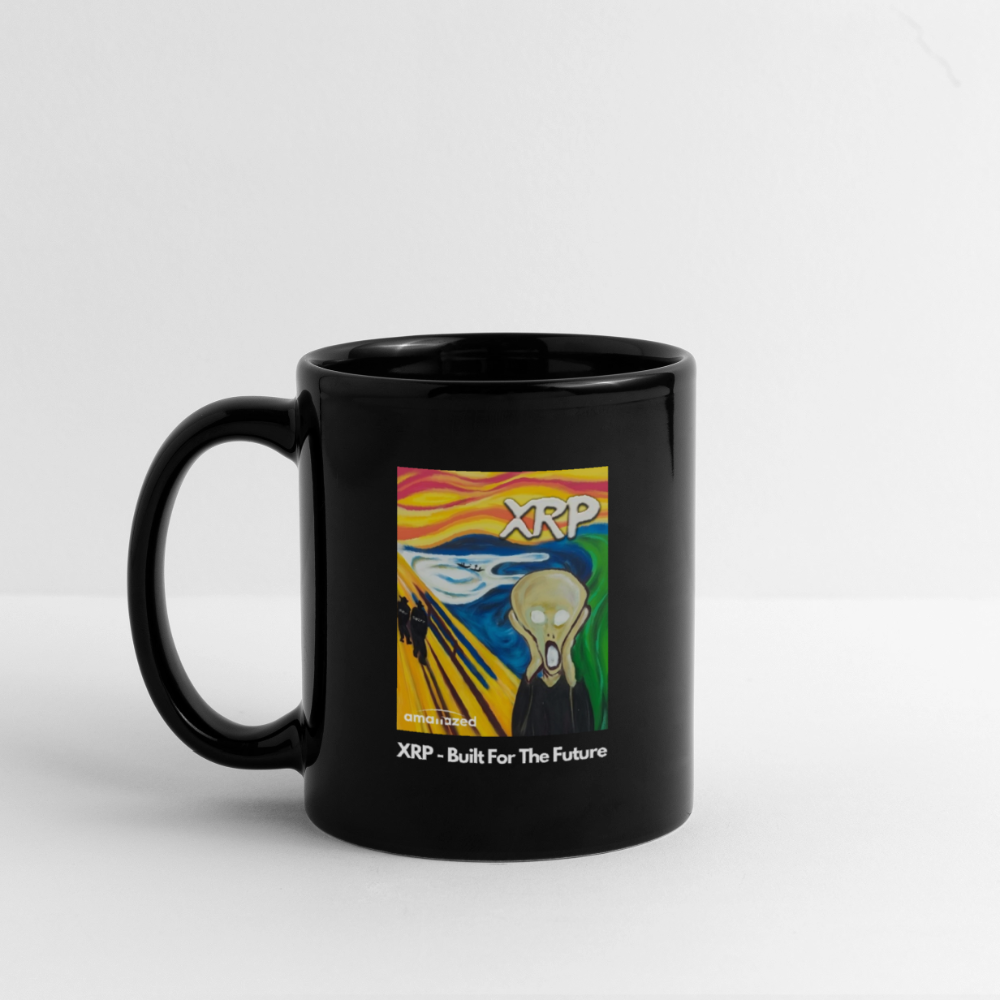 XRP - Built For The Future - XRP Scream #1 Black Mug - SEC & SWIFT Fades Away - black